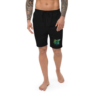 Open image in slideshow, Green Flower Fleece Shorts
